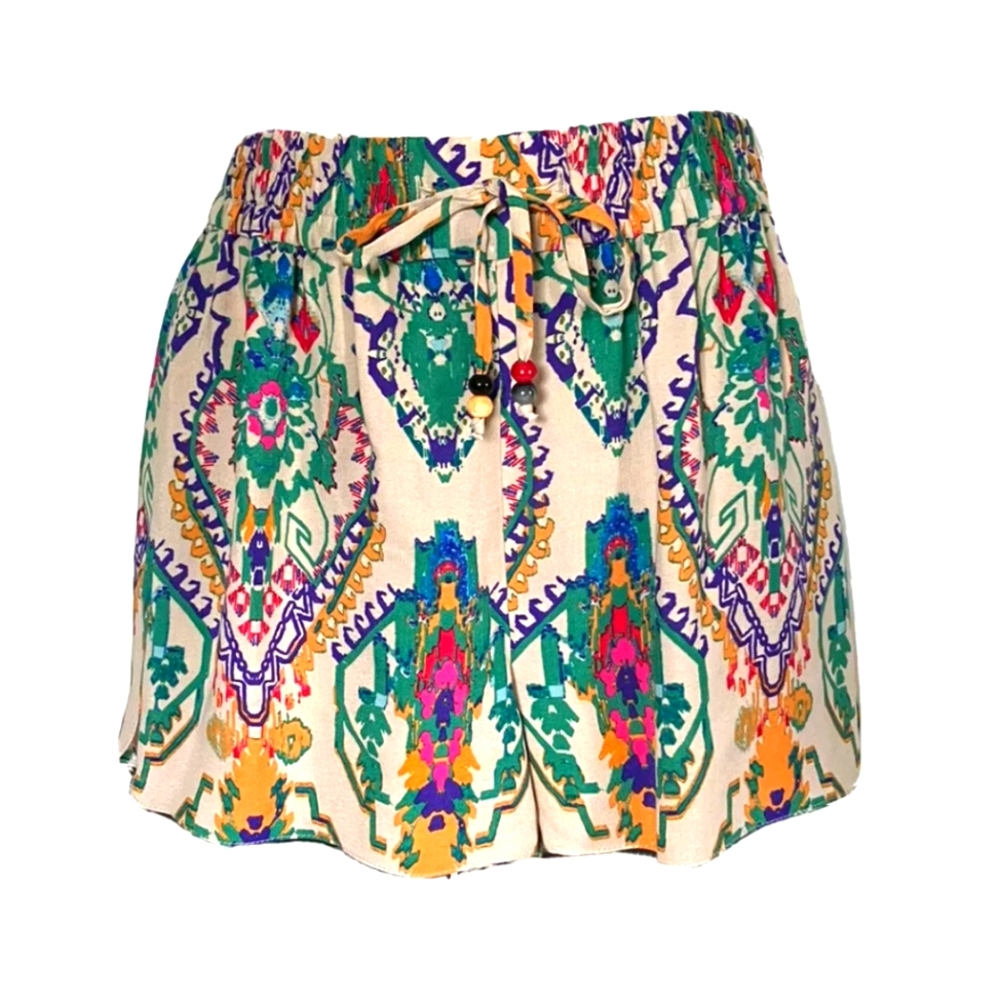 ZARA Geometric Print Shorts Women’s Sz XS New